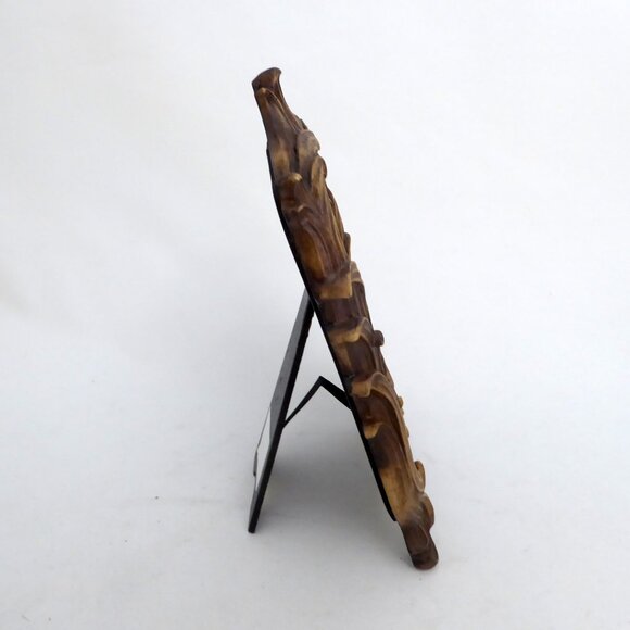 NEW 4” x 6” SICURA ITALIAN DESIGN ORNATE GOTHIC FLORAL EASEL BACK FRAME - Picture 5 of 10